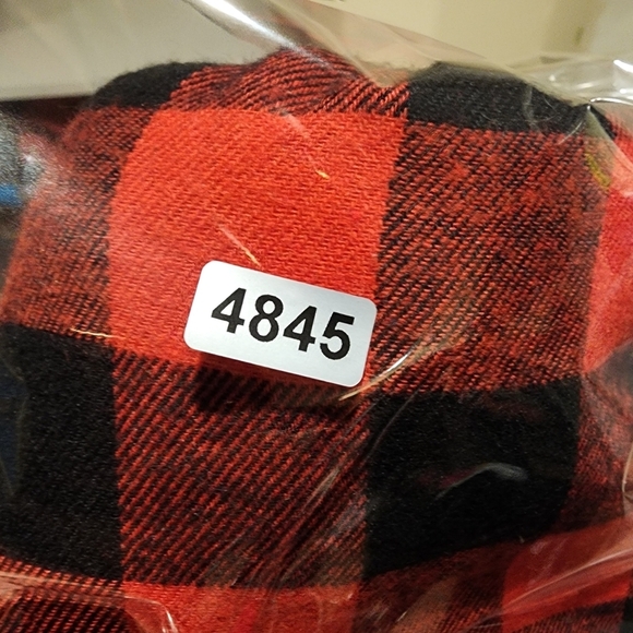 Ashford and Brooks Men's Flanel Plaid long Sleeves Cotton Blend nighhyshirt 3XL - Picture 11 of 11